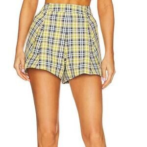 Smythe shorts Plaid Pleated green size 10 (30)
